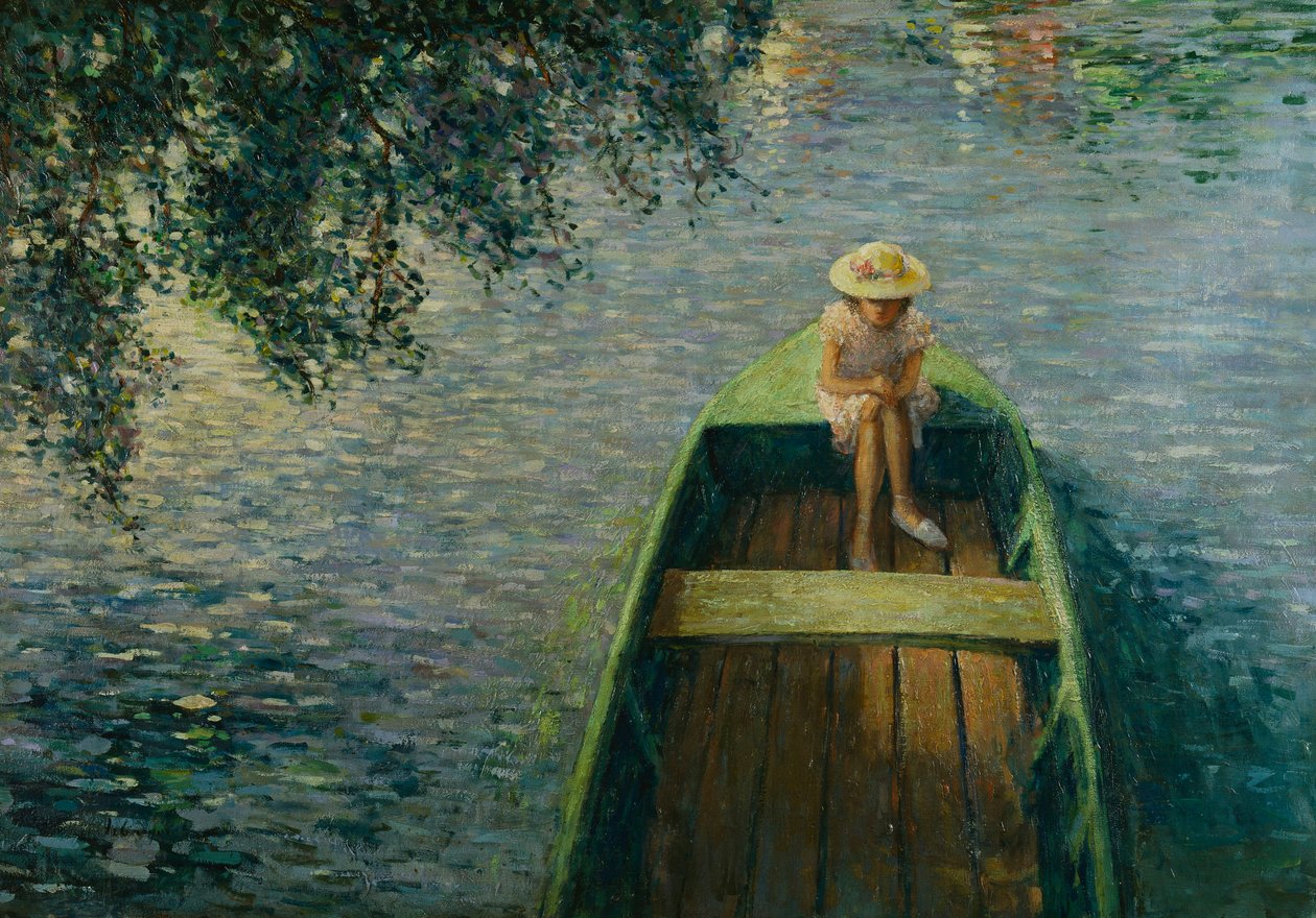Båden på Marne, 1905 af Henri Lebasque