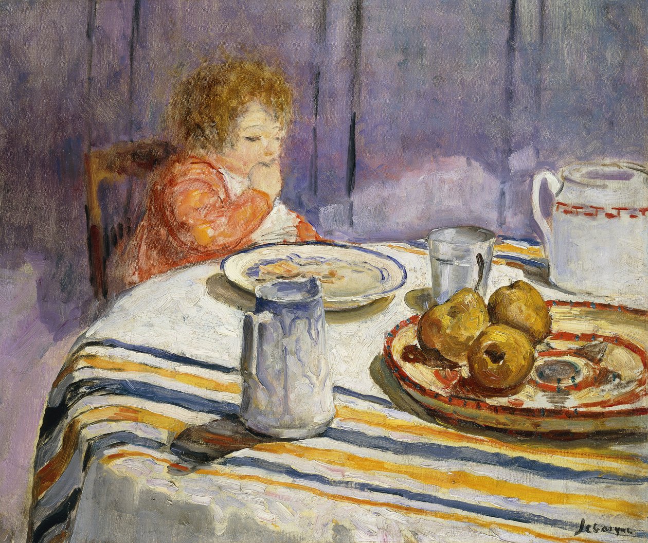 Morgenmaden; Morgenmad, af Henri Lebasque