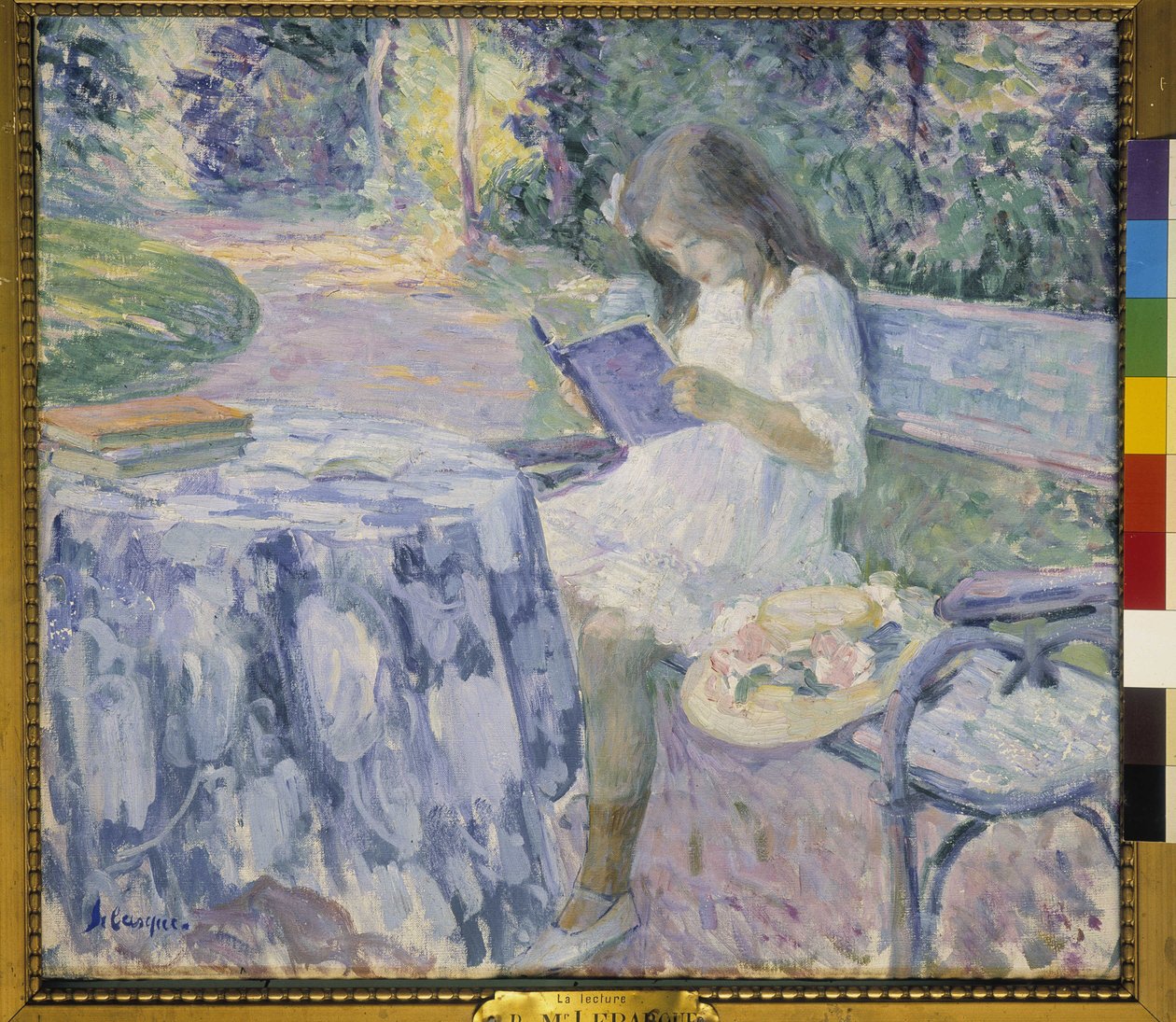 The Reader (olie på lærred) af Henri Lebasque