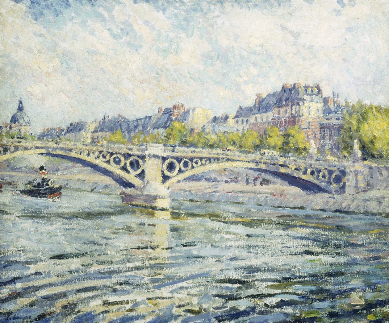 Seinen, Paris; Seinen i Paris, 1904 af Henri Lebasque