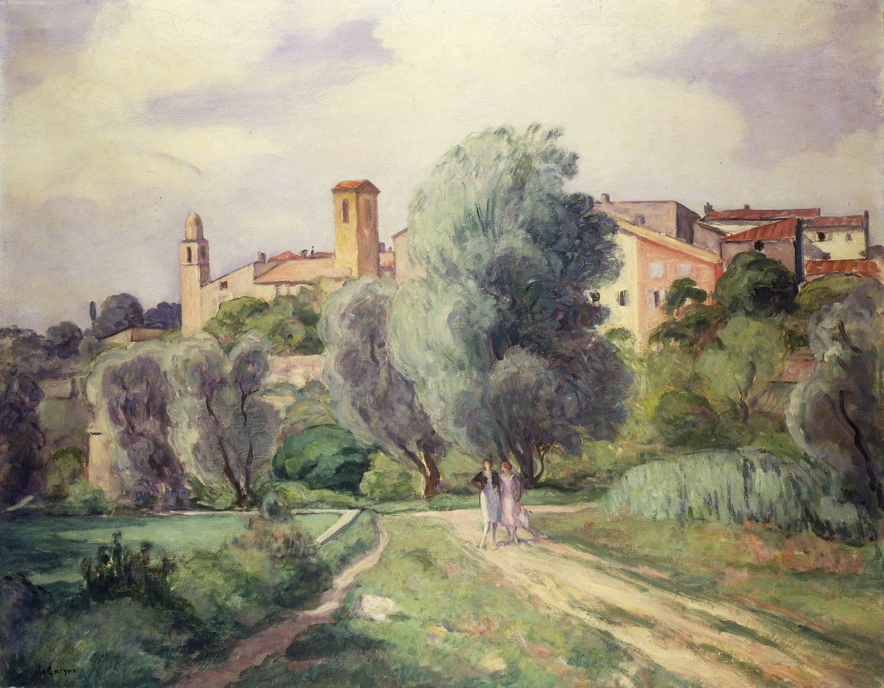 To kvinder på landet; To kvinder på landet, af Henri Lebasque