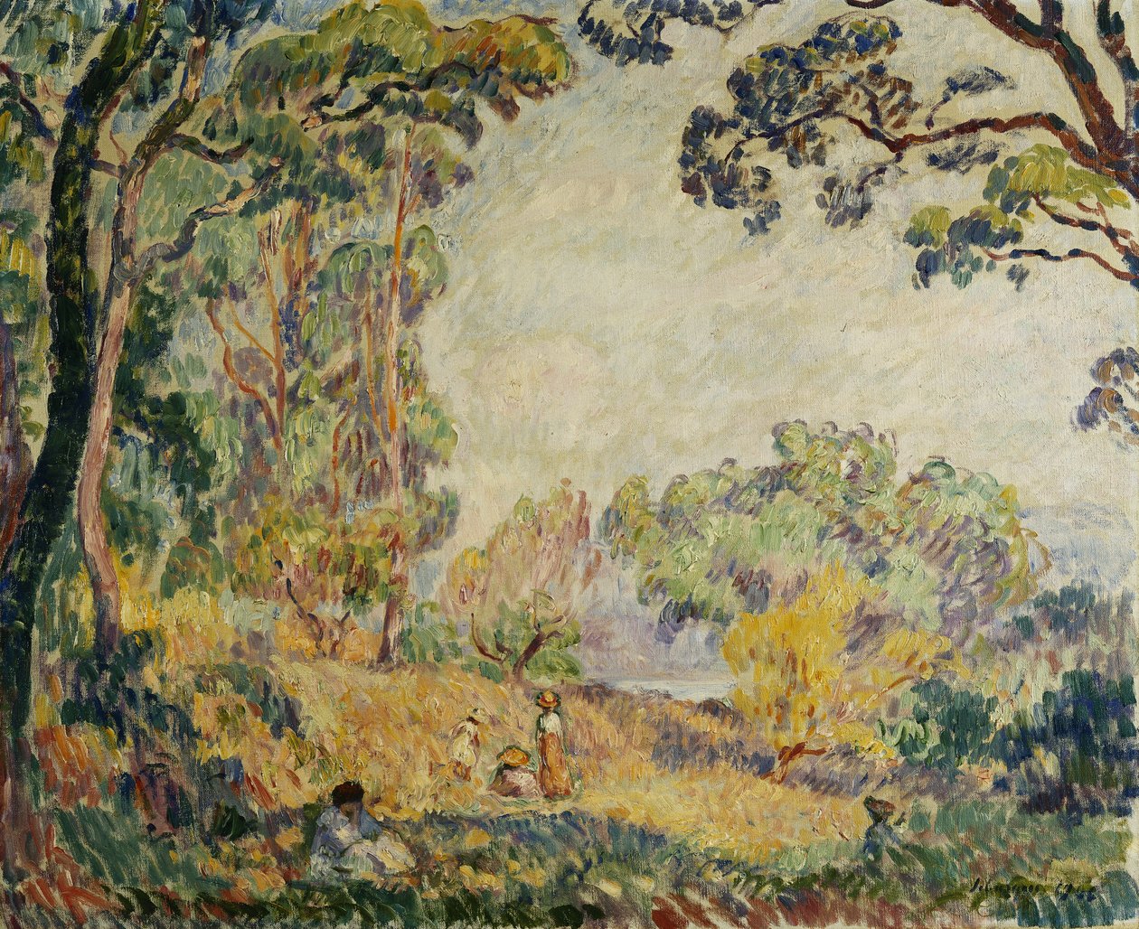 Kvinder og Piger på landet; Kvinder og piger på landet, 1906 af Henri Lebasque