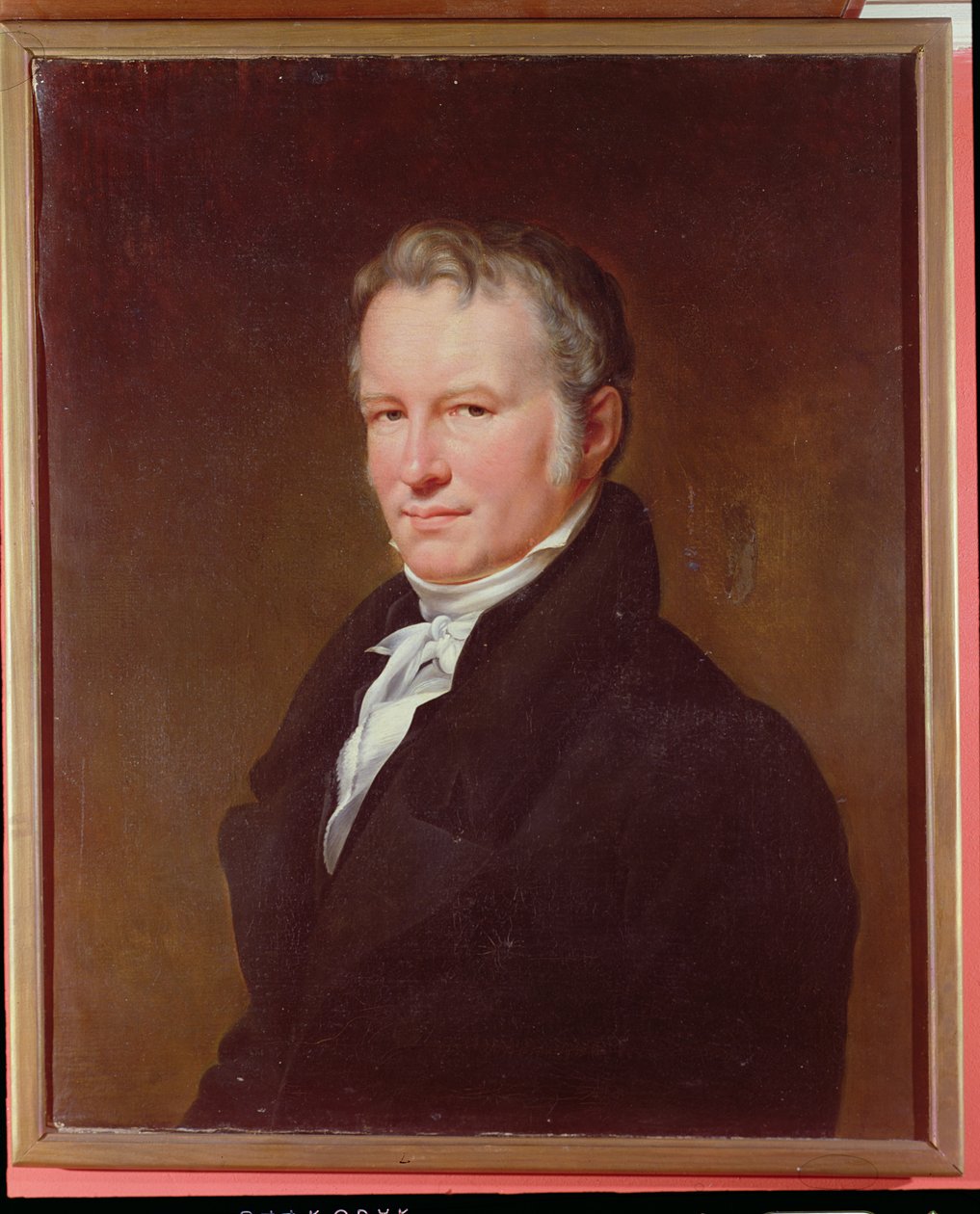 Baron Alexander von Humboldt (1769-1859) c.1835 af Henri Lehmann