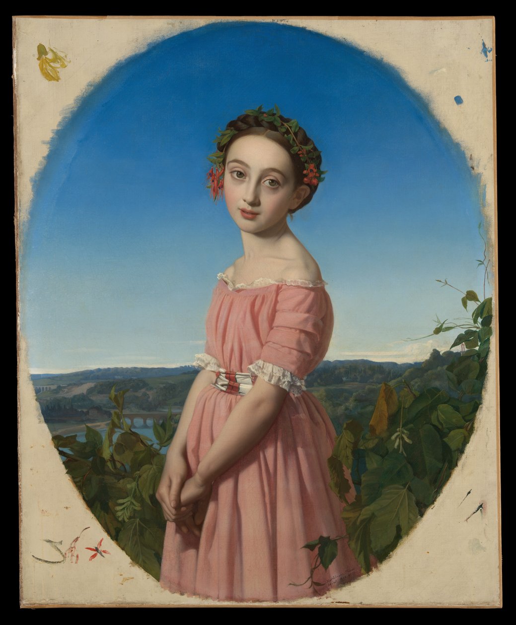 Faustine Léo (1832-1865) af Henri Lehmann