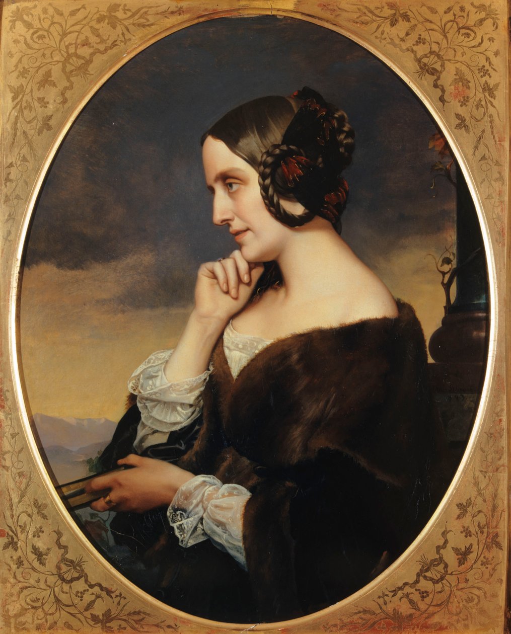 Fransk: Portrait de Marie de Flavigny, comtesse d