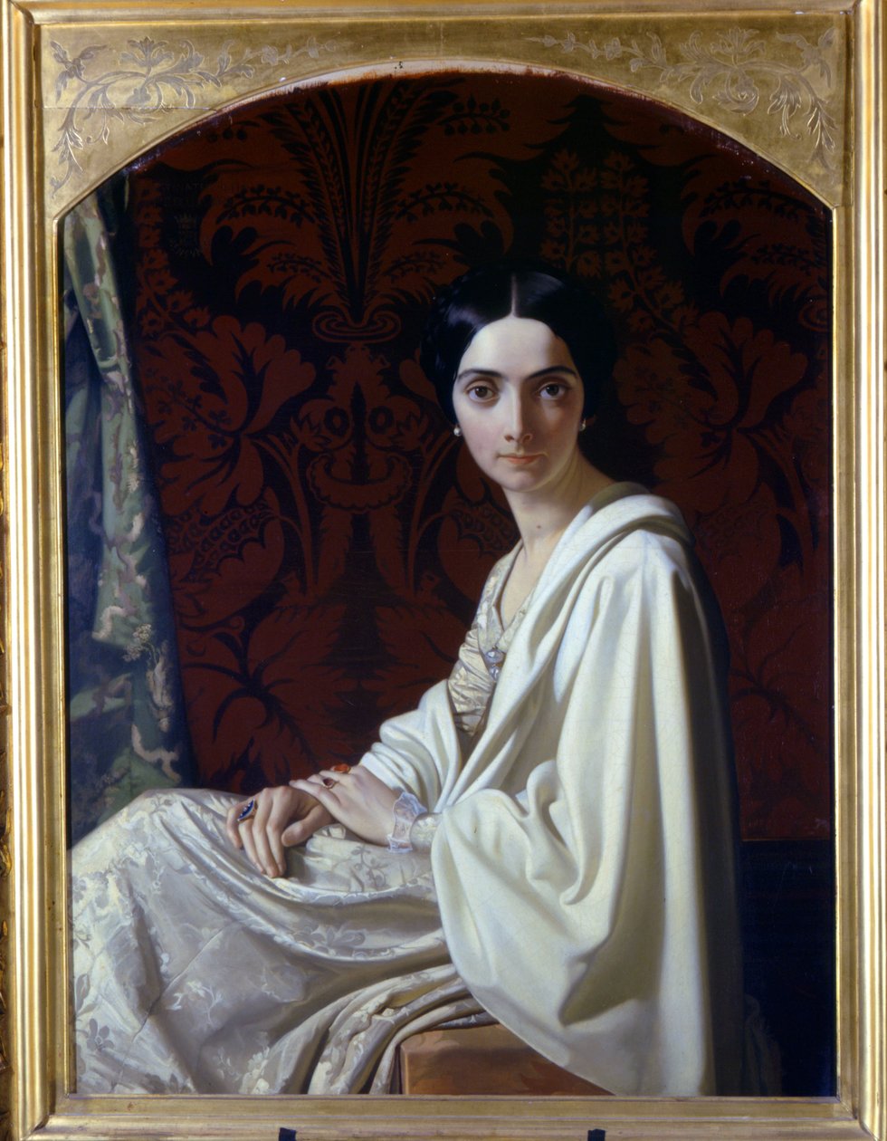 Marquise Cristina Trivulzio, prinsesse af Belgiojoso af Henri Lehmann