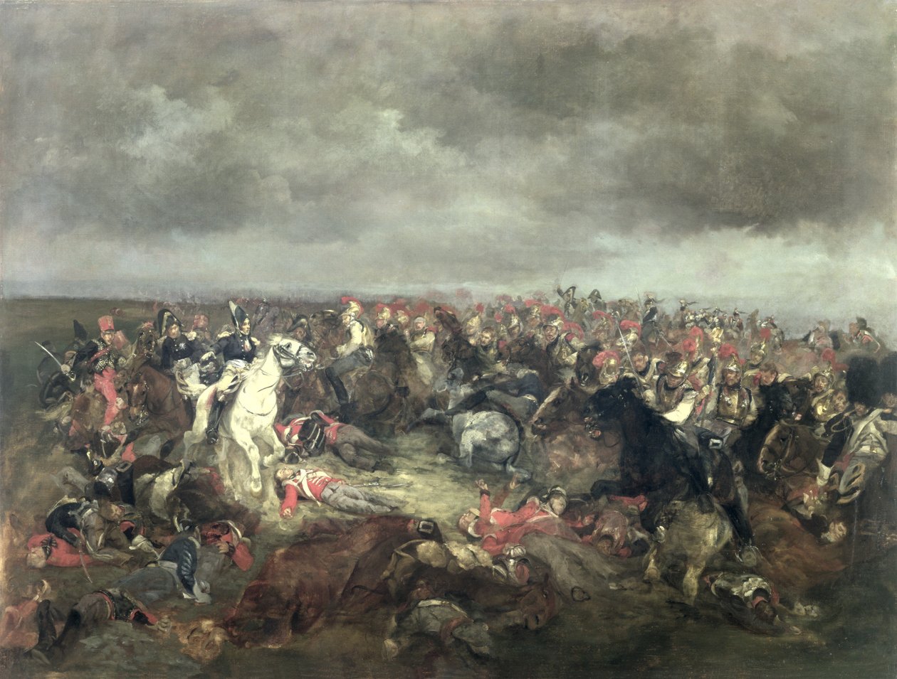 Marskal Ney (1769-1815) og Waterloo, 1869 af Henri Louis Dupray