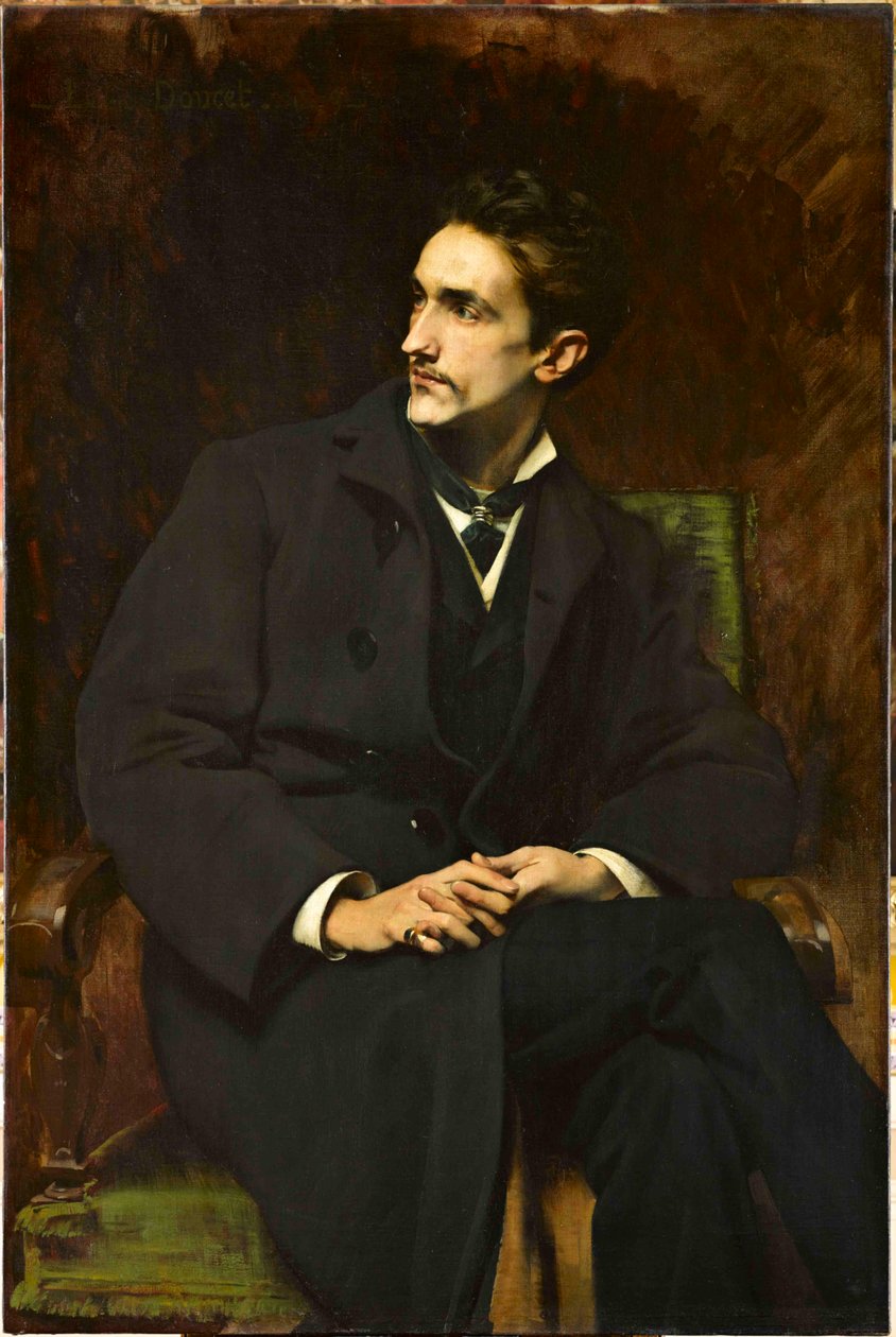 Portræt af grev Robert de Montesquiou, 1879. af Henri Lucien Doucet