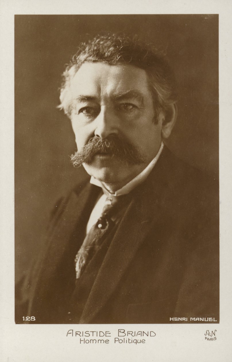 Aristide Briand (s/h-foto) af Henri Manuel