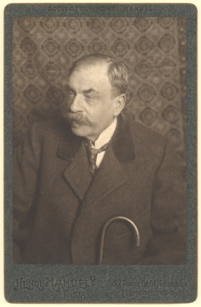 Marcel Prevost (1862-1941) (s/hvid foto) af Henri Manuel