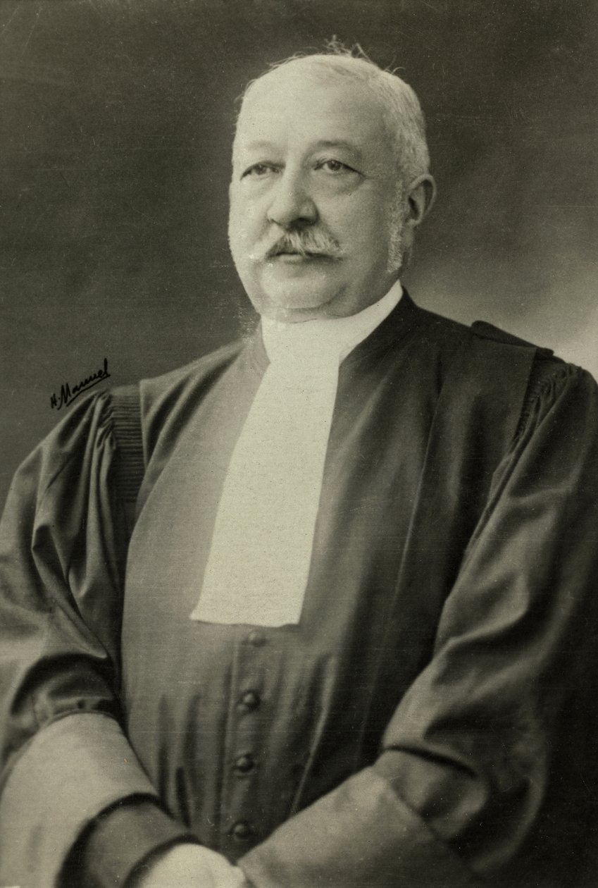 Portræt af Albert Salle (foto) af Henri Manuel