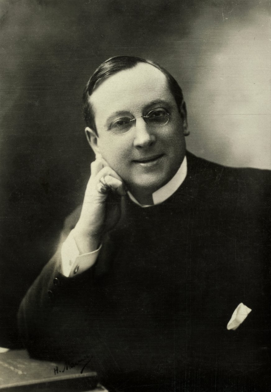 Portræt af Andre De Lorde (foto) af Henri Manuel