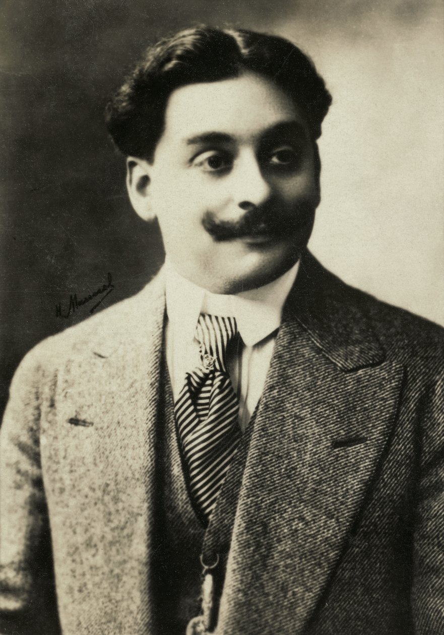 Portræt af Andre Mouezy - Eon (foto) af Henri Manuel