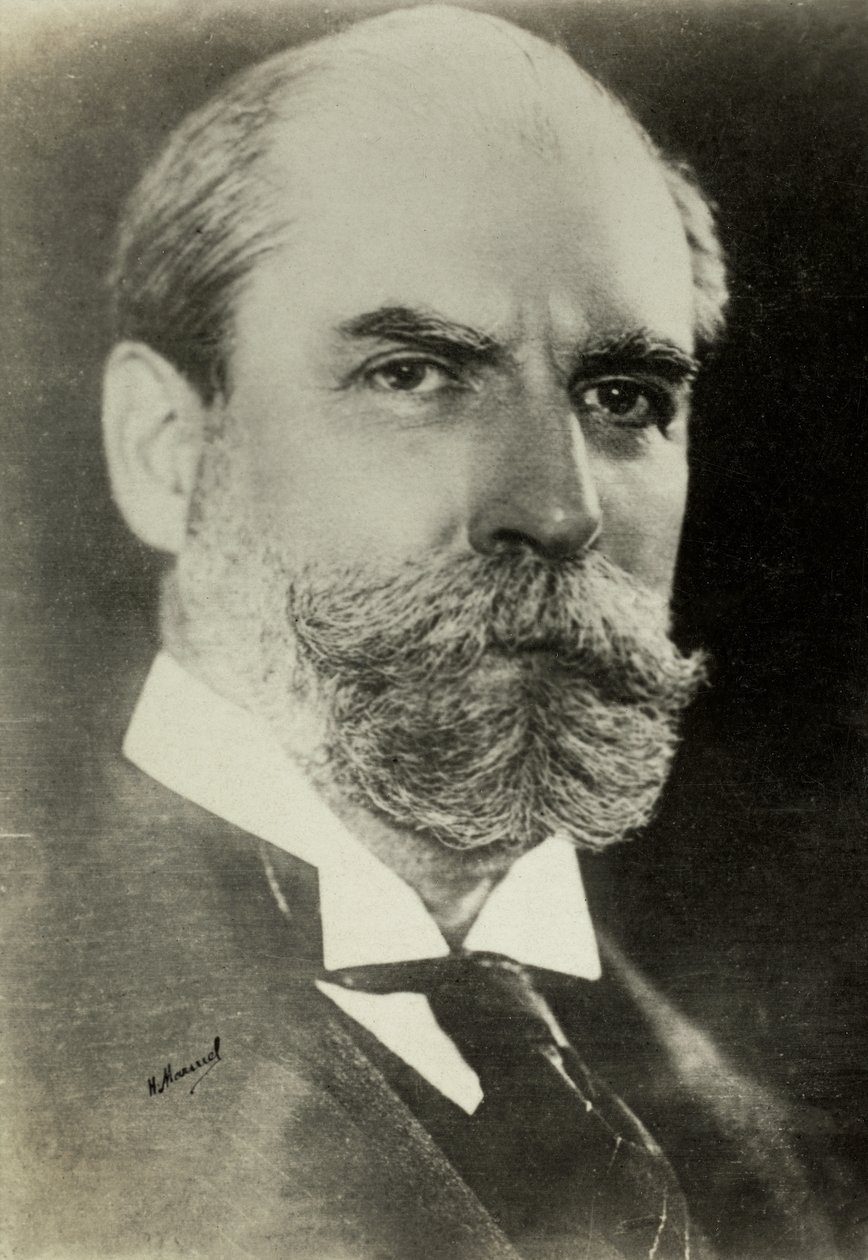 Portræt af Charles Hughes (foto) af Henri Manuel