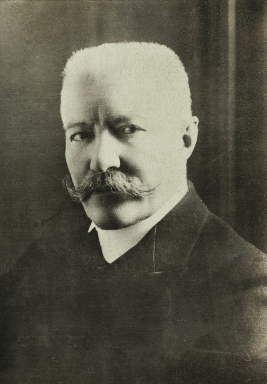 Portræt af Charles Jonnart , ambassadør i Vatikanet i 1921 (foto) af Henri Manuel