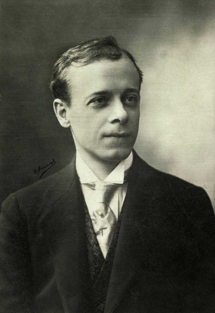 Portræt af Clement Vautel (foto) af Henri Manuel