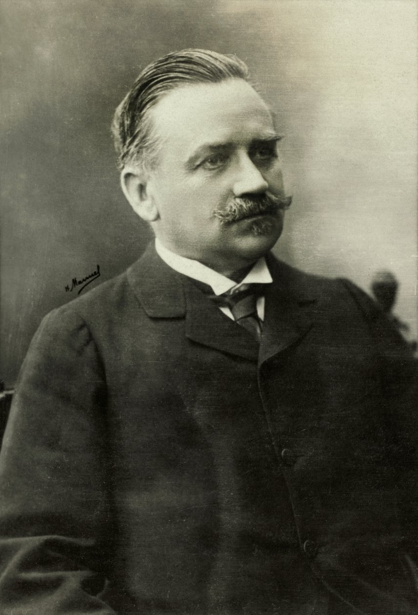 Portræt af Edmond Perrier (foto) af Henri Manuel