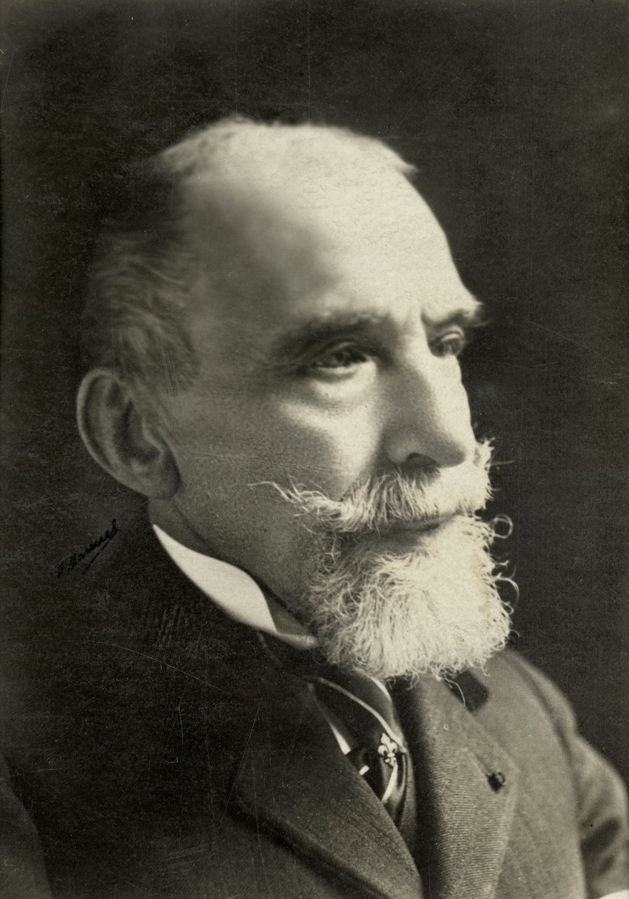 Portræt af Ernest Daudet (foto) af Henri Manuel