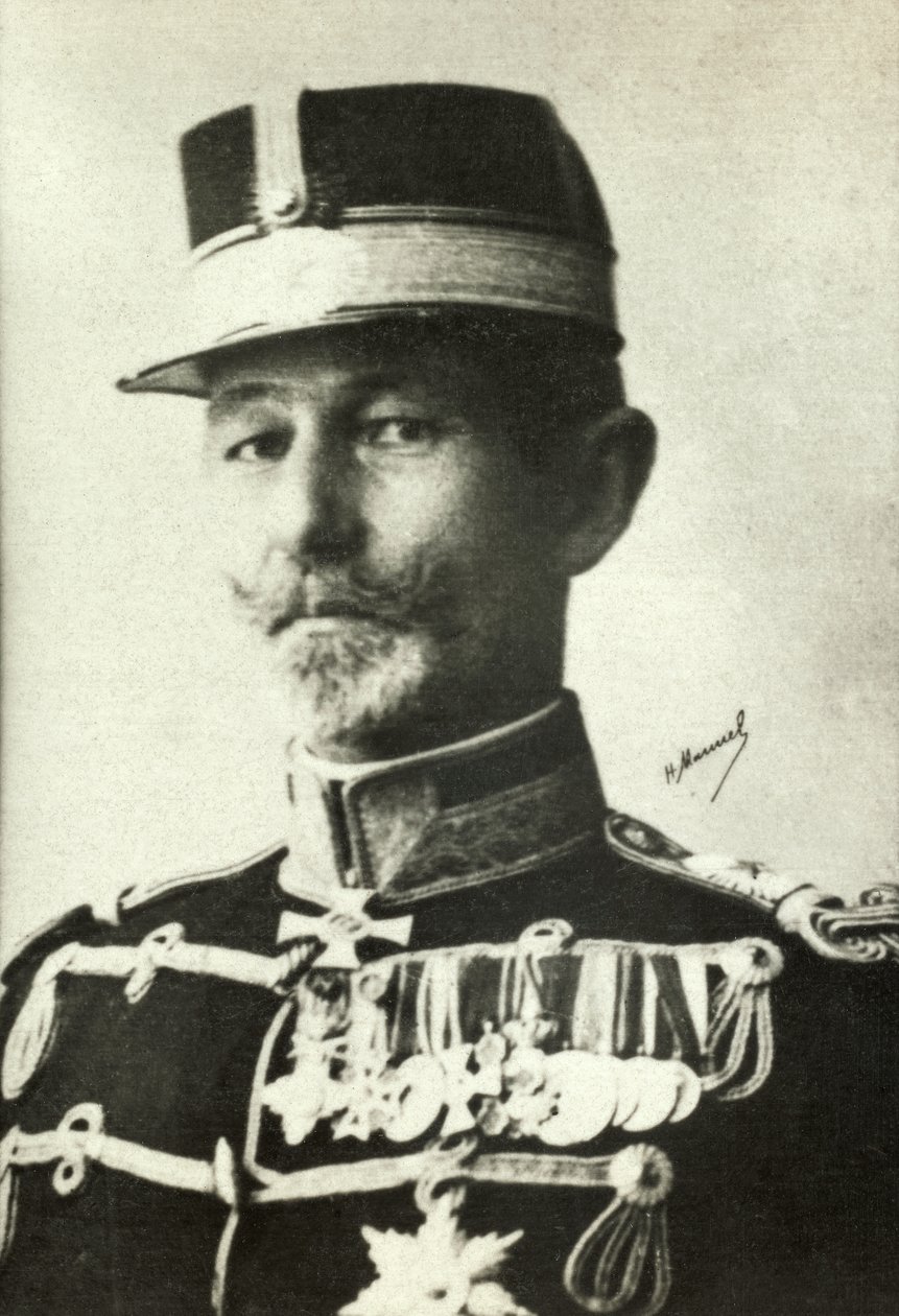 Portræt af general Alexandre Averesco (foto) af Henri Manuel