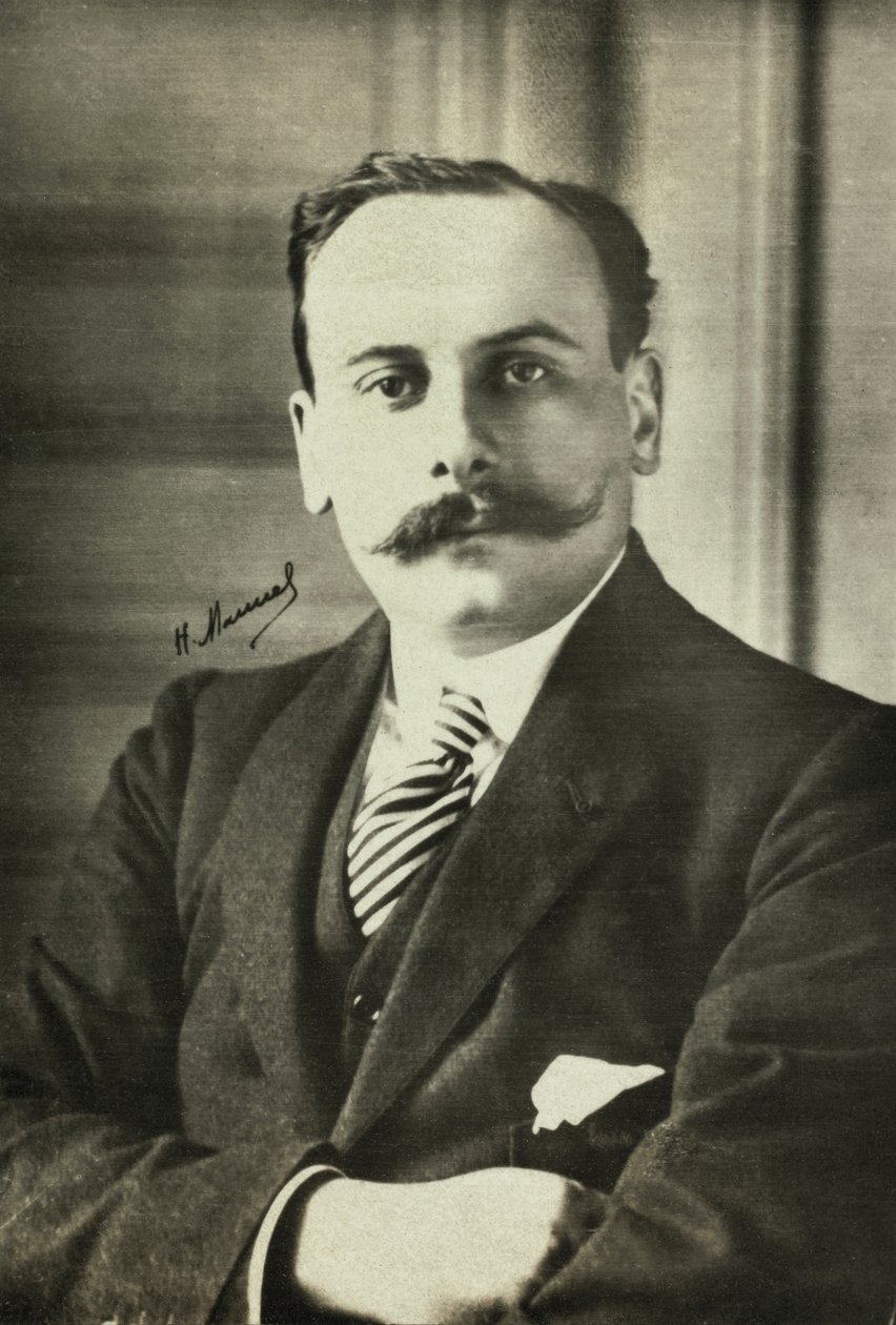 Portræt af Henri De Jouvenel (foto) af Henri Manuel