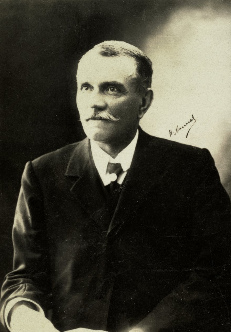 Portræt af Henri Gallichet dit Galli (foto) af Henri Manuel