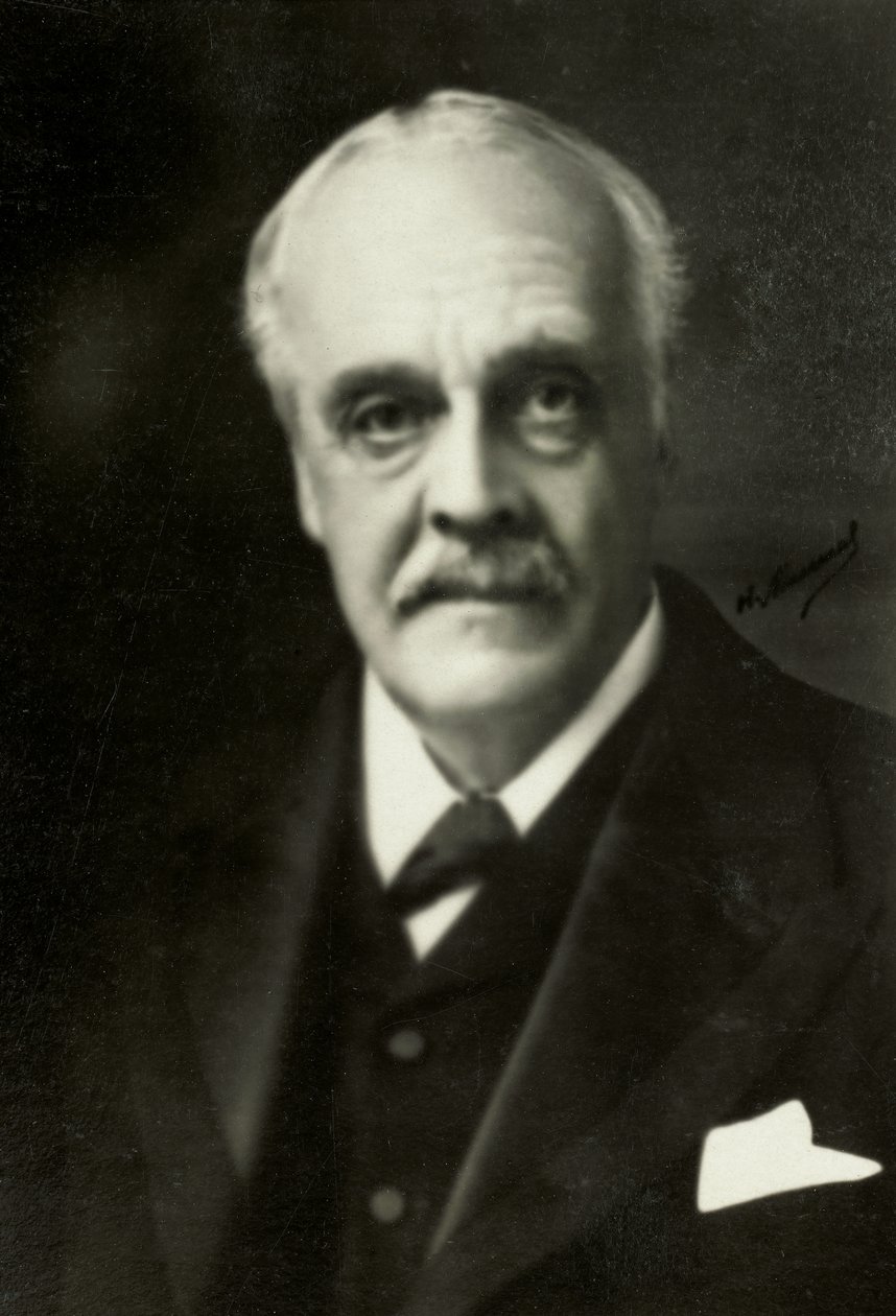 Portræt af Lord Arthur Balfour (foto) af Henri Manuel
