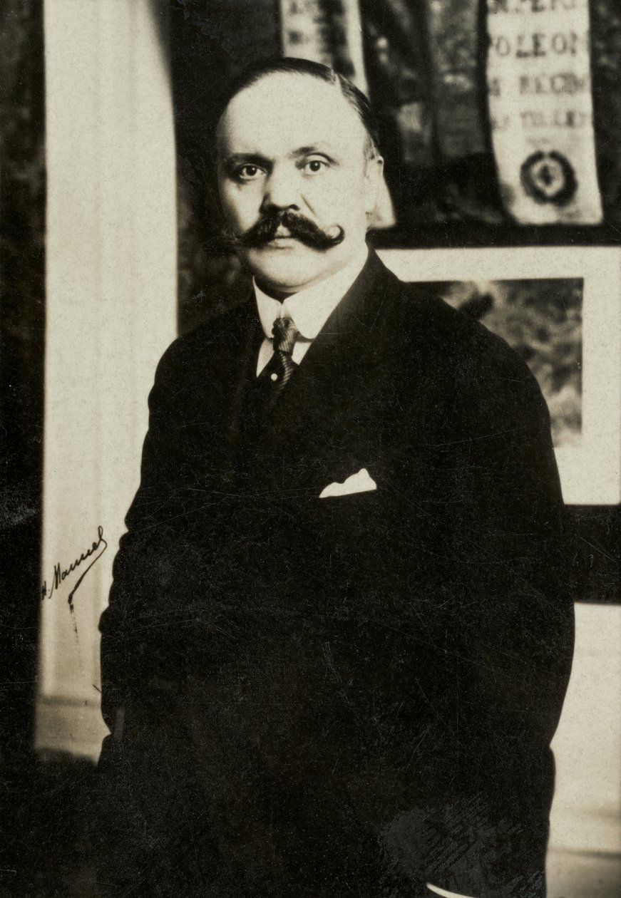 Portræt af Louis Loucheur (foto) af Henri Manuel