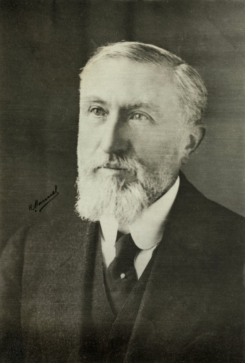 Portræt af magistrat Paul Andre (foto) af Henri Manuel