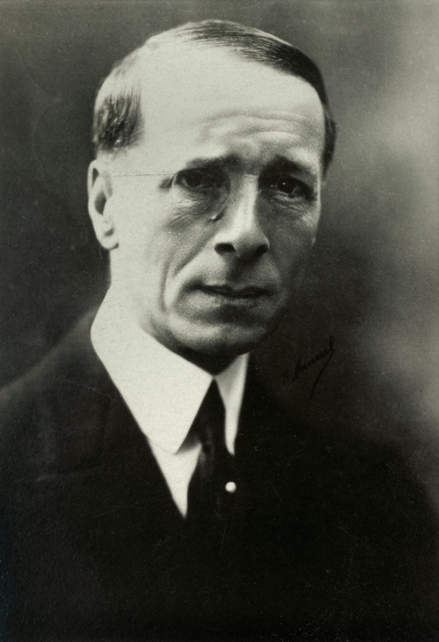 Portræt af Marcel Boulenger (foto) af Henri Manuel