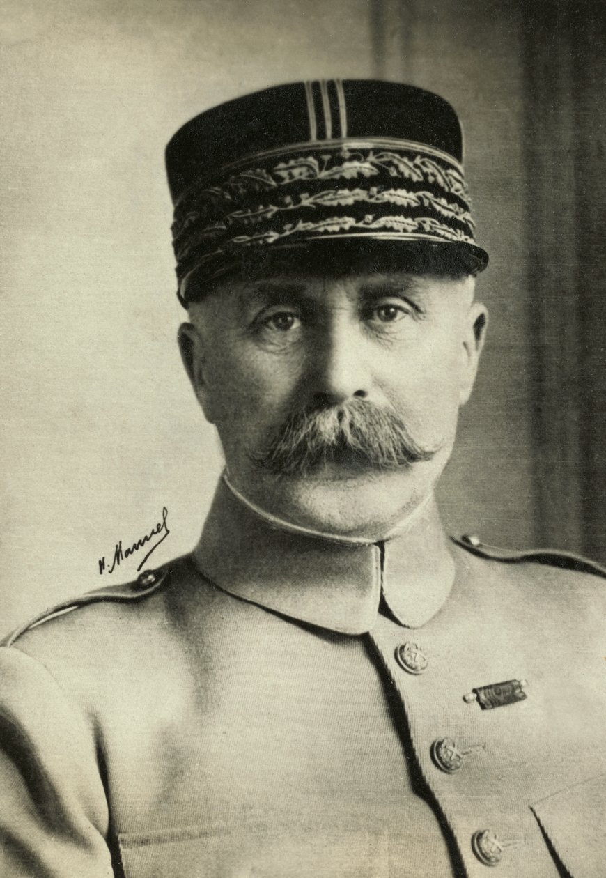 Portræt af Marechal Petain (foto) af Henri Manuel
