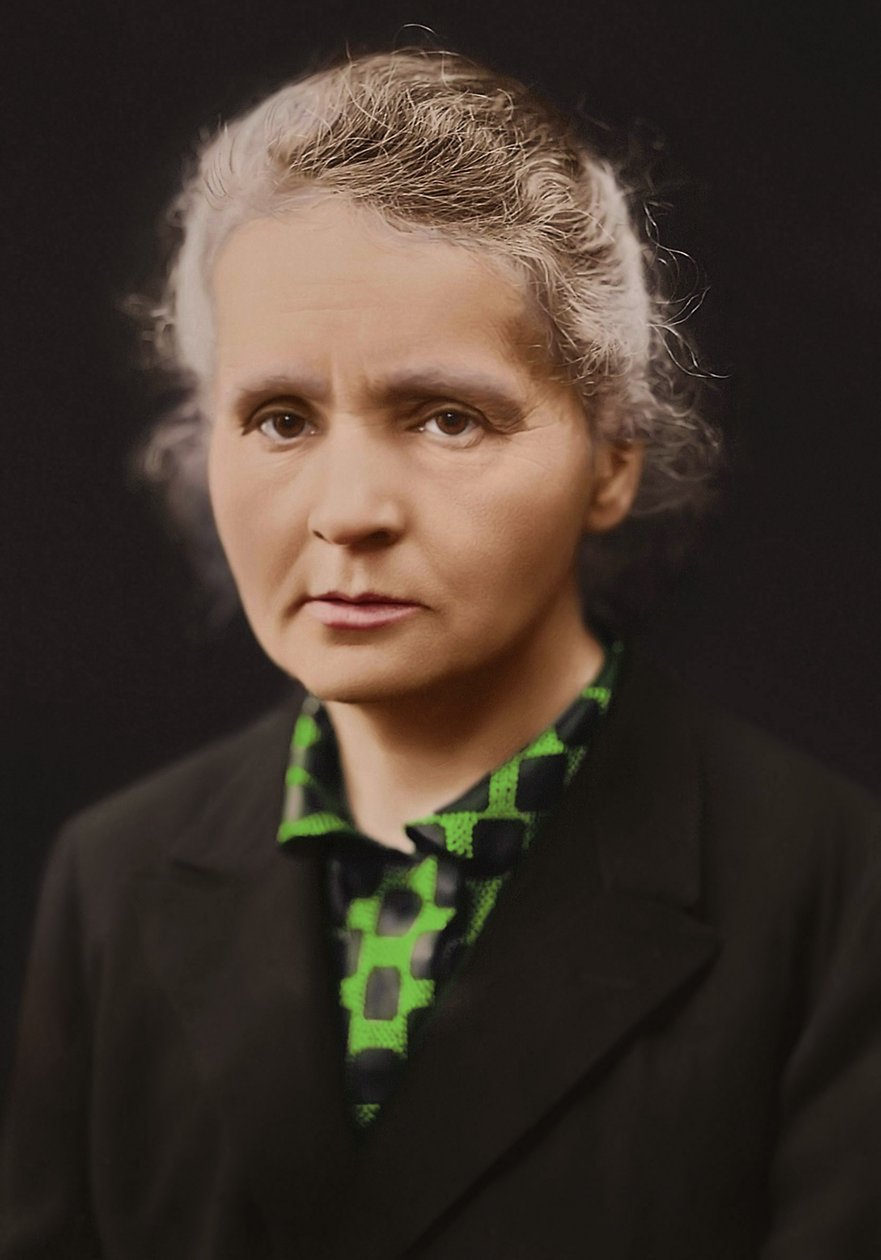 Portræt af Marie Curie ca. 1920 (foto) af Henri Manuel