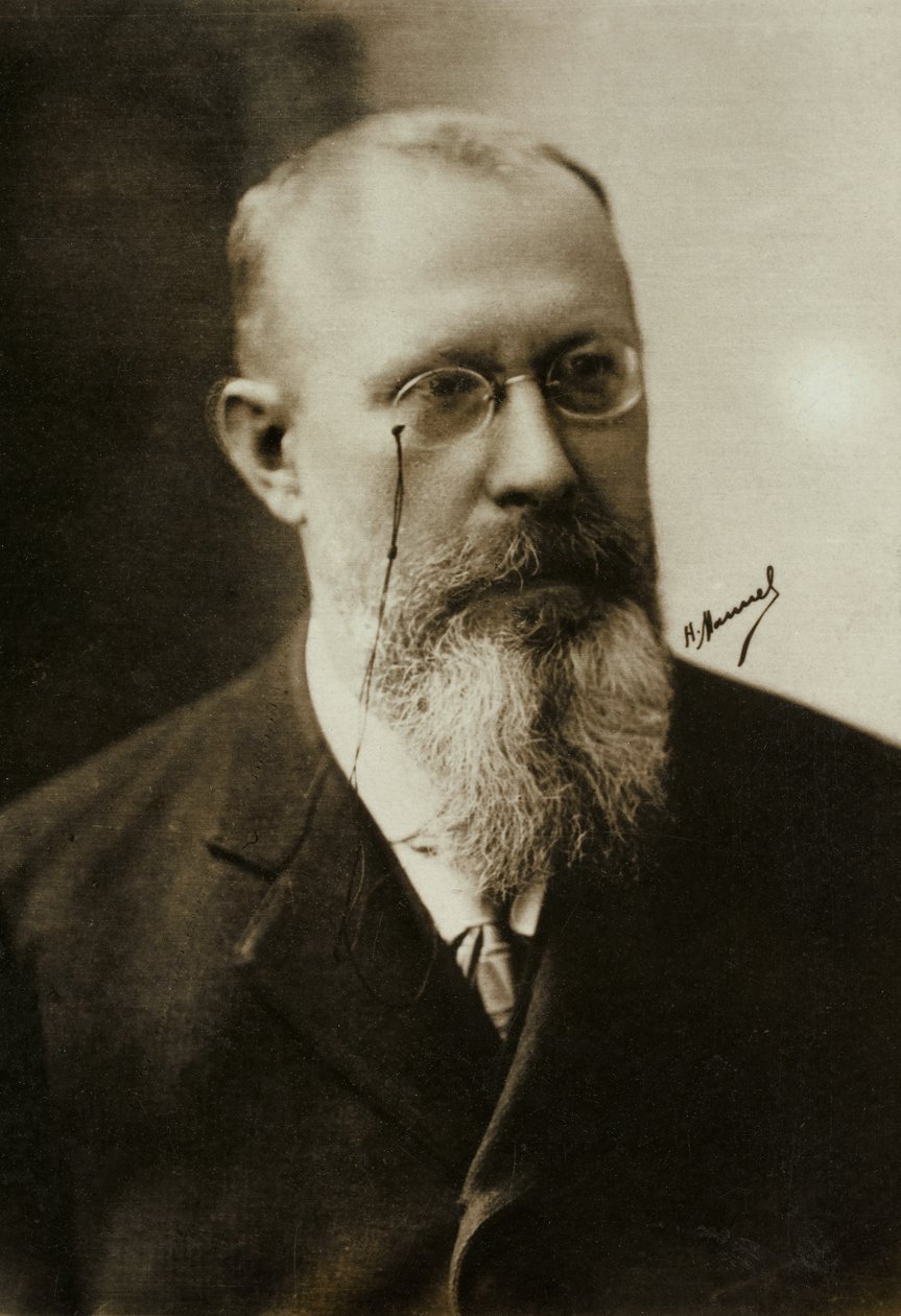 Portræt af Paul Emile Appell (foto) af Henri Manuel