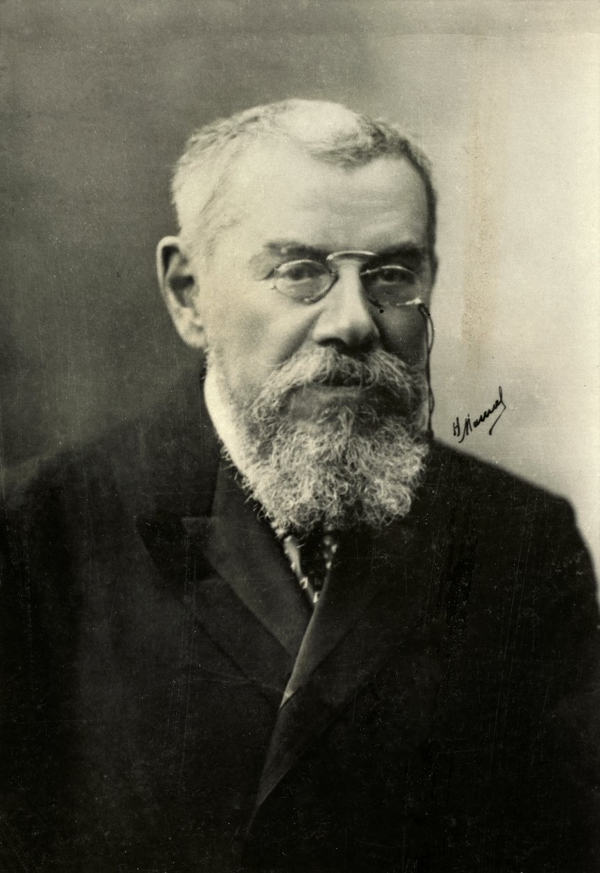 Portræt af Pierre De La Gorce (foto) af Henri Manuel