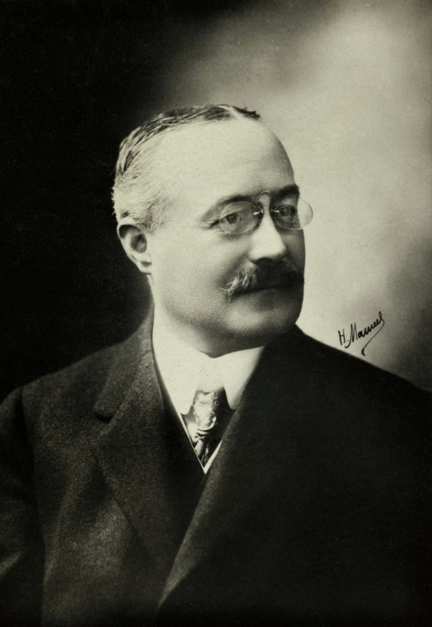 Portræt af Pierre Mille (foto) af Henri Manuel