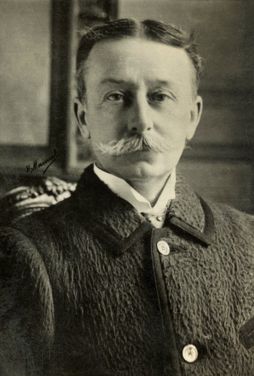Portræt af Rene Bazin (foto) af Henri Manuel