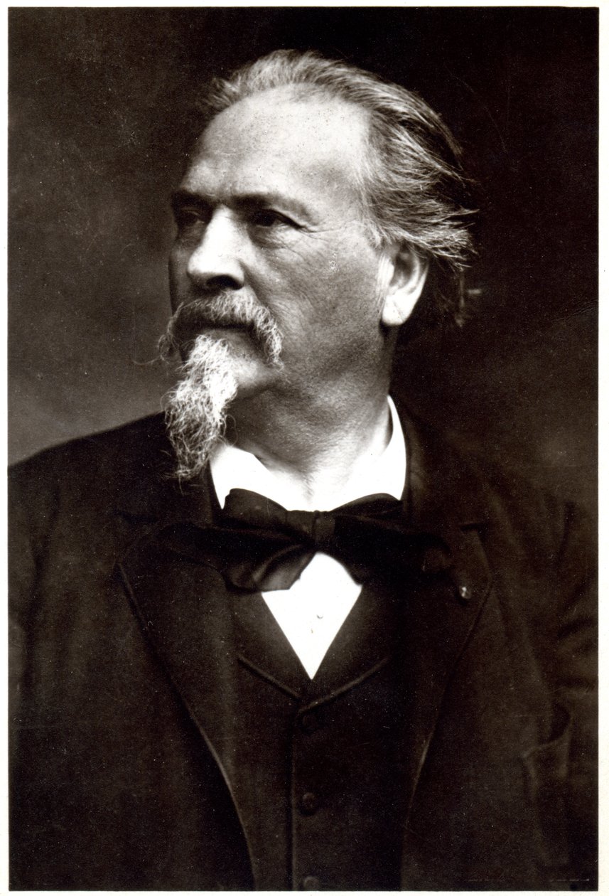 Den franske forfatter Frederic Mistral. Foto af Henri Manuel, Frankrig, ca. 1900 (s/h-foto) af Henri Manuel