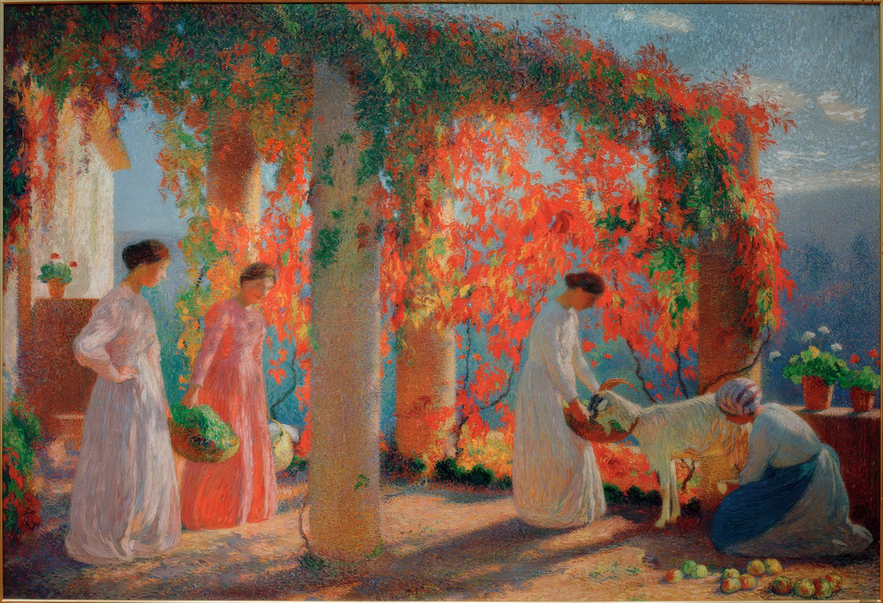 Pergolaen ved Marquayrol af Henri Martin