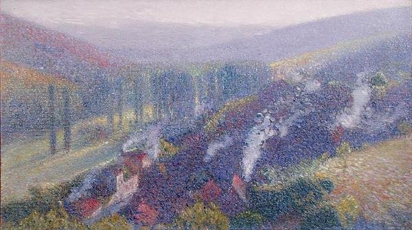 Labastide du Vert, ca. 1930 (olie på lærred) af Henri Martin