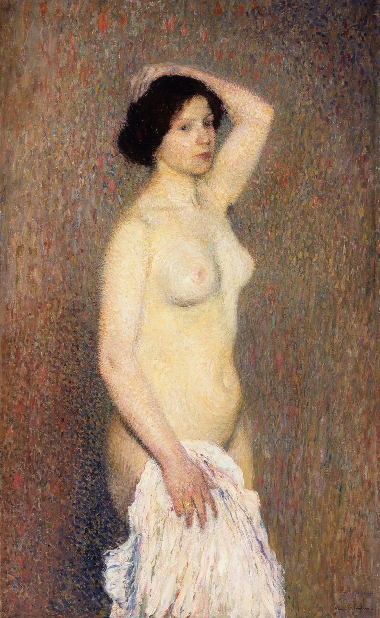 Stående nøgen kvinde, af Henri Martin