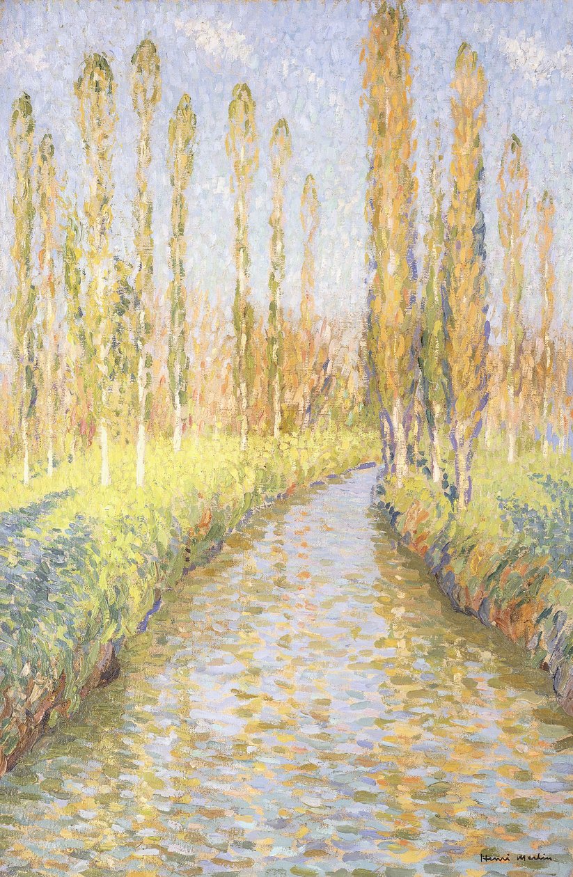Bastide du Vert i efteråret; La Bastide du Vert i efteråret, af Henri Martin