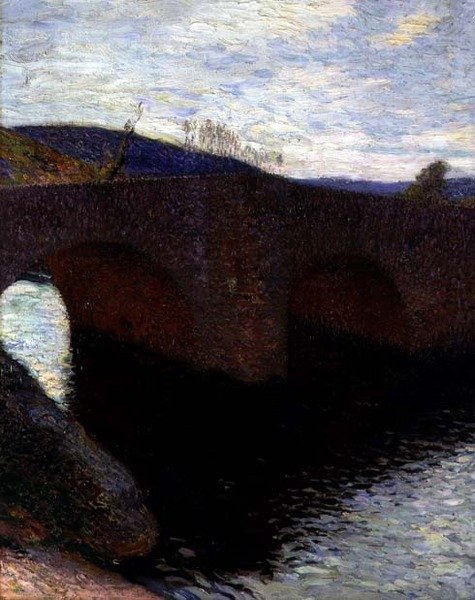 Broen (olie på lærred) af Henri Martin