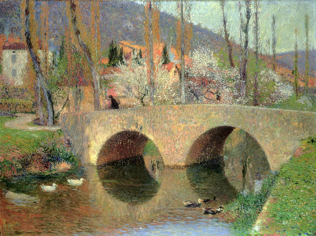 Broen ved Labastide du Vert i foråret 1911 af Henri Martin