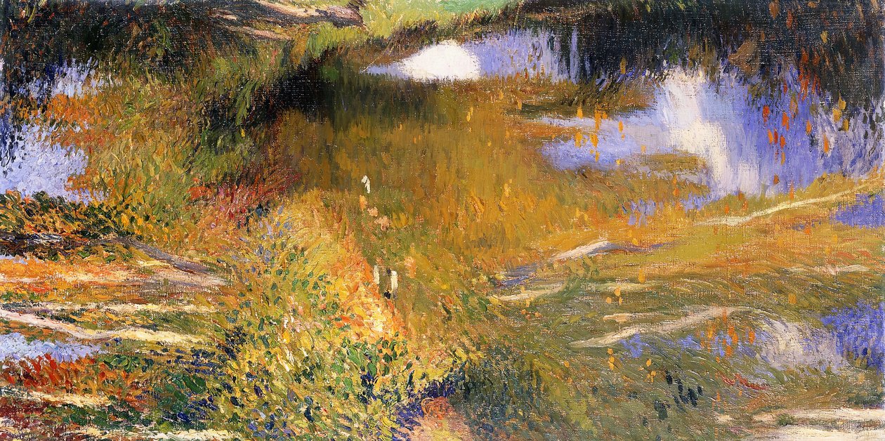 Det grønne tæt på Bastide du Vert; Le Vert nær Bastide du Vert, af Henri Martin