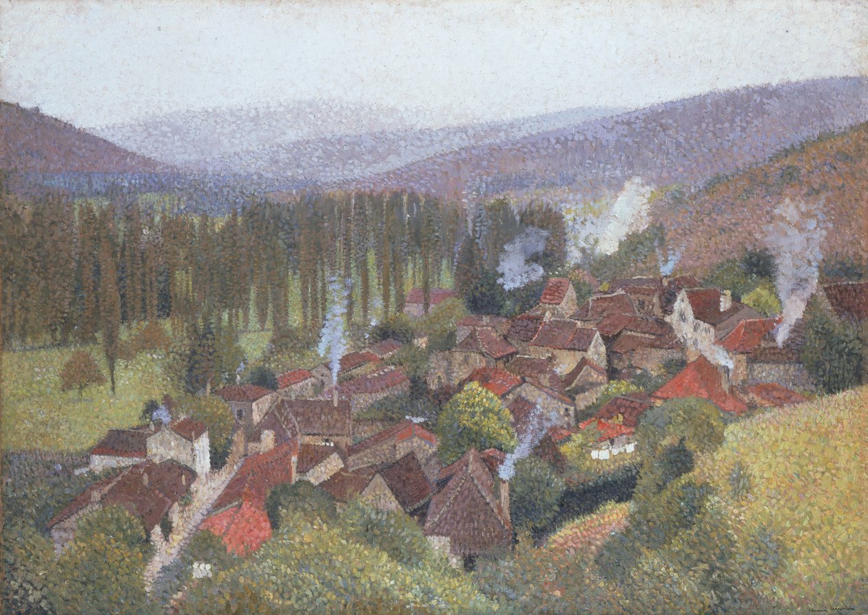 Udsigt over Terrasse de Marquayrol, Labastide du Vert, 1935 af Henri Martin