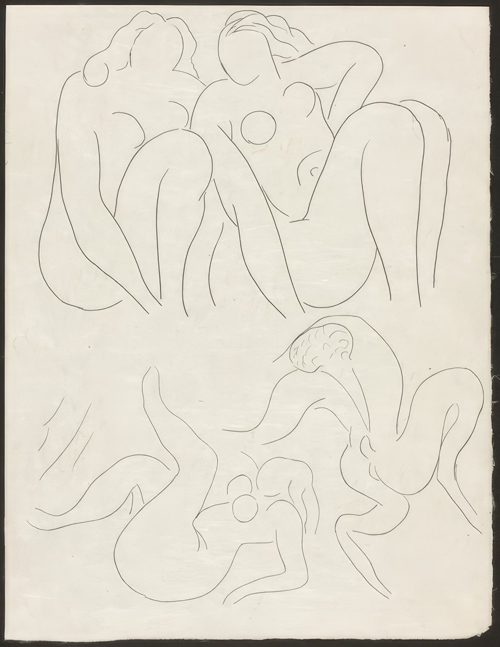 En faun om eftermiddagen, planche femten fra Poesies de Mallarmé af Henri Matisse