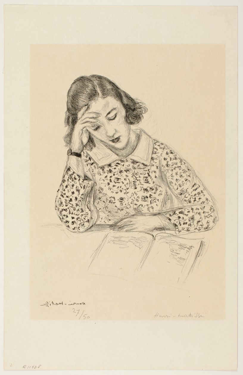 En læsende pige af Henri Matisse