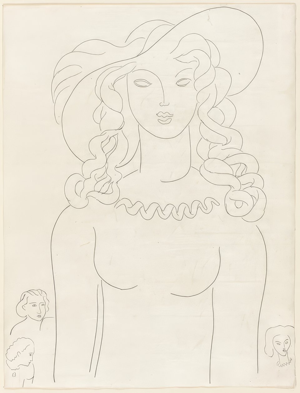 Apparition, planche tre fra Poesies de Mallarmé af Henri Matisse