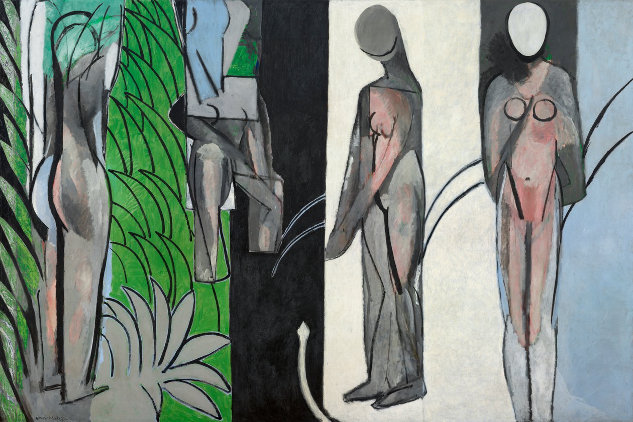 Badende ved en flod af Henri Matisse