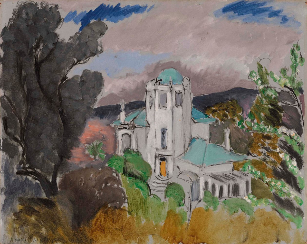 Blå Villa af Henri Matisse
