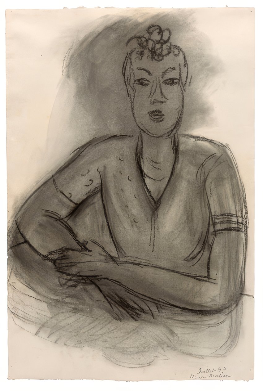 Buste af en kvinde af Henri Matisse